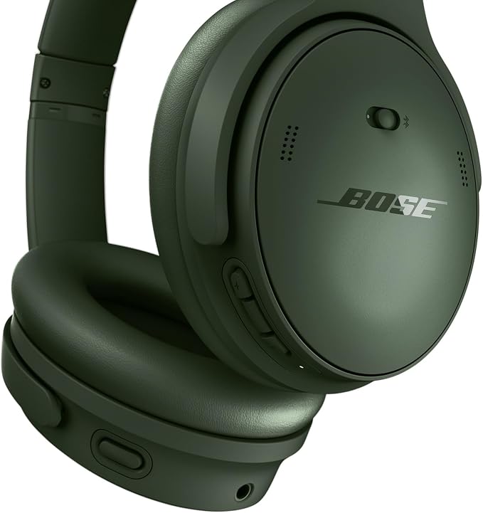 Bose QuietComfort Bluetooth Headphones, Wireless Headphones with Active Over Ear Noise Cancelling and Mic, Deep Bass, Up to 24 Hours of Playtime, Cypress Green - Limited Edition - Image 5