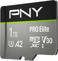 PNY 1TB PRO Elite Class 10 U3 V30 microSDXC Flash Memory Card by PNY