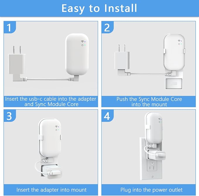 Outlet Wall Mount for Blink Sync Module Core, Sync Module Mount Holder for - Image 5
