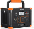 Portable Power Station 500W(Peak 1000W), 519Wh Outdoor Solar Generator Backup Battery Pack with 2 110V AC Outlets, 500W 10-Port Powerhouse for RV/Van Camping Fishing Climbing Road Trip Home Emergency by GRECELLPOWERSTATION