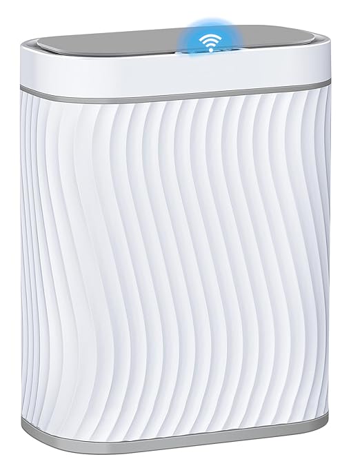 steo spce Automatic Motion Sensor Bathroom Small Trash Can by steo+spce