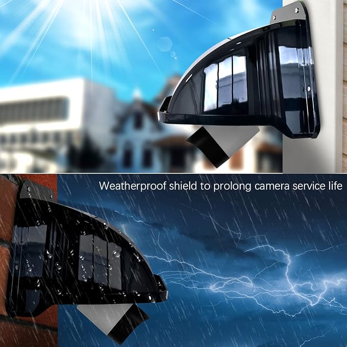 Universal Sun Rain Cover Shield, Backup Camera Shield, Surveillance Camera Cover - Image 4