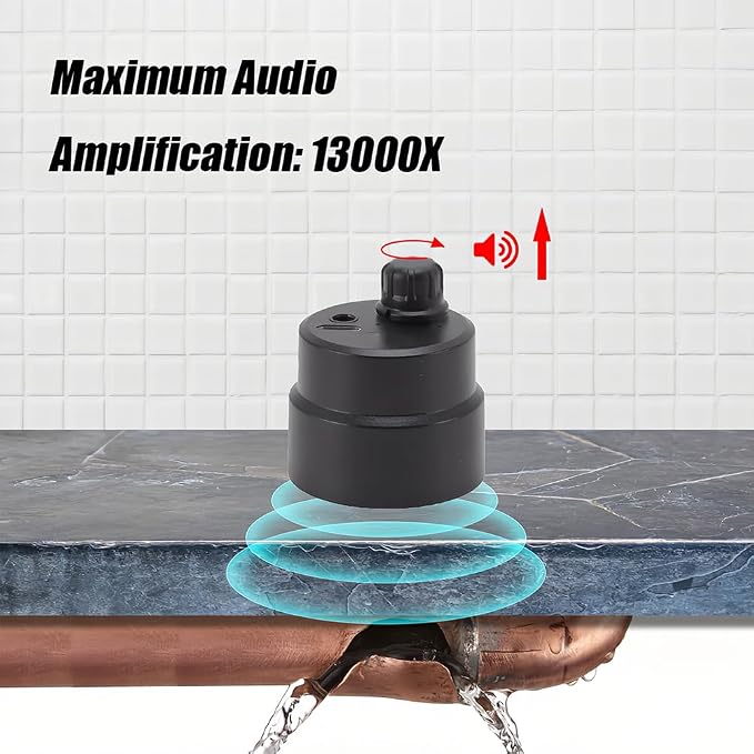 Water Leakage Detection, Wall Pipe Leak Listen Detector Underground Monitor - Image 4