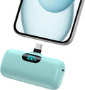 Mini Portable Charger USB C Power Bank,Upgraded 5000mAh PD Fast Charging Battery Pack Built-in USB-C Connector Travel Essential for iPhone17/17Pro/17Pro Max/Air/16 Plus/16Pro Max/15 Series,Android etc by HETP