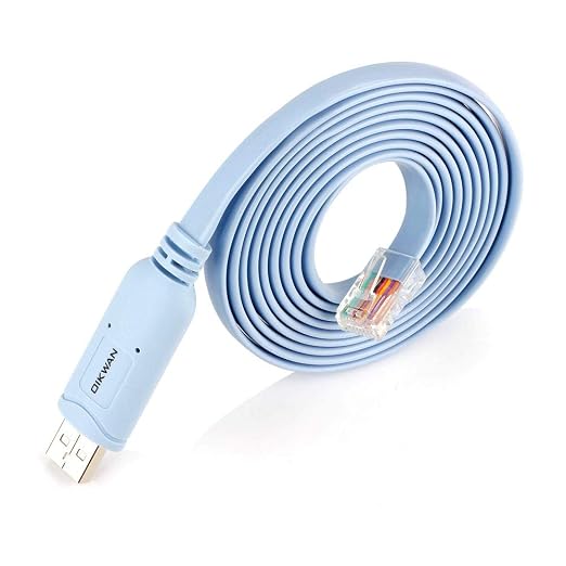 USB Cisco Console Cable, USB to RJ45 Console Cable Compatible by OIKWAN