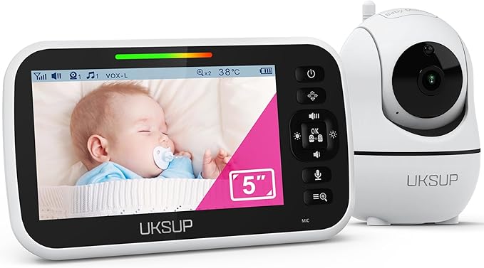 UKSUP Baby Monitor with Camera and Audio- Video Baby Monitor with 960ft Long - Image 7