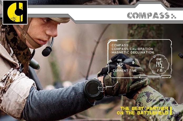 NORTH EDGE Military Watch for Men Large Face Tactical Survival Digital Wrist - Image 5