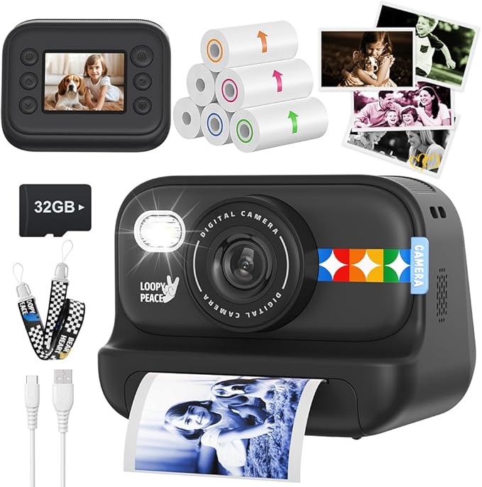 Kids Color Instant Print Camera – Kids Camera by orantronx