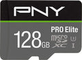 PNY 128GB PRO Elite Class 10 U3 V30 microSDXC Flash Memory Card by PNY
