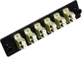 RiteAV LGX Footprint Fiber Optic Cable LC Adapter Patch Panel 6 Ports Loaded by RiteAV