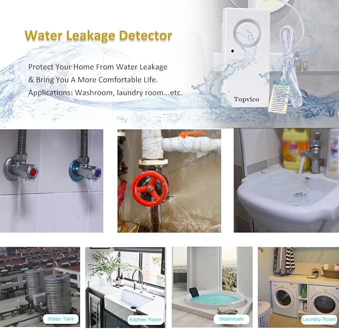Water Alarm Leak Detector Moisture Sensor - Image 7