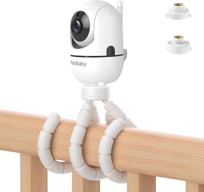 Tripod Baby Monitor Mount for HelloBaby HB6550/ HB6560/ HB65/ HB6351/ HB40/ by TiHiiBabyMonitorClipMount