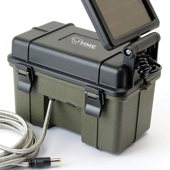 HME Trail Camera 12V/Solar Auxiliary Power Pack Durable Weather-Resistant - Image 4