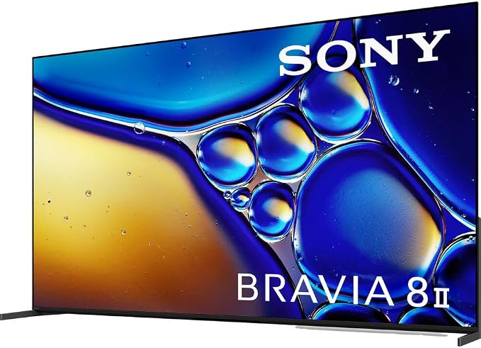 Sony K55XR80M2 BRAVIA 8 II 55 Inch Class QD‑OLED 4K HDR Smart Google TV (2025) Bundle with Deco 3770 Wall Mount Bundle, 2X HDMI Cables, Stanley 6‑Outlet Surge Protector - Image 4