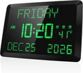 Raynic Day Clock, 11.5" Large Display Calendar Clock by Raynic