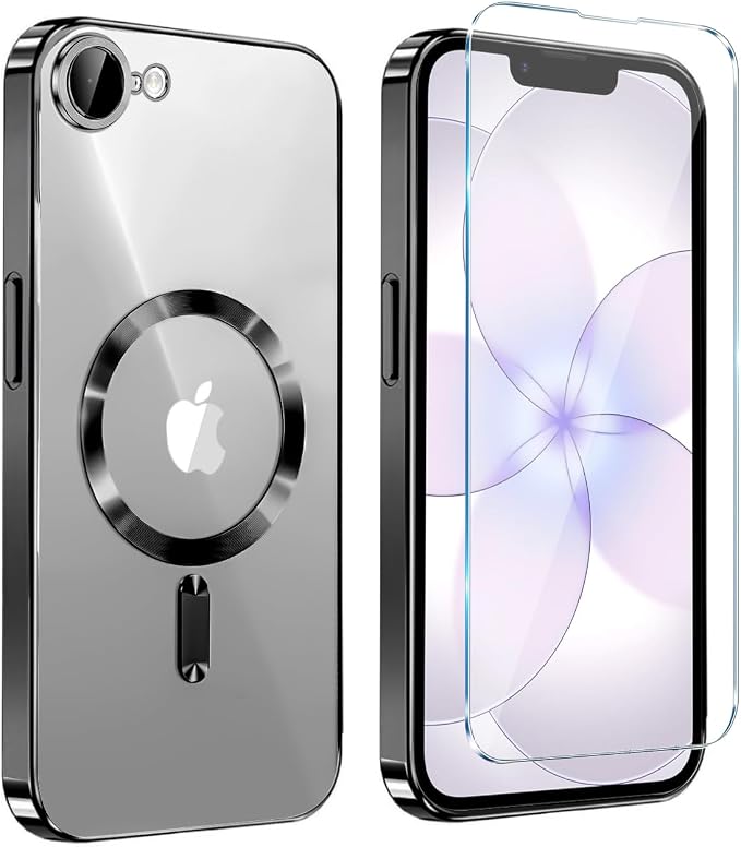 Magnetic Glossy Case for iPhone 17e, iPhone17e/16e Phone Case Slim Clear Luxury by Unknown