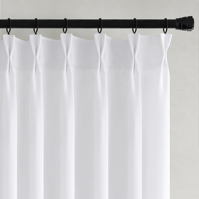 Memory Trained Pinch Pleated Curtains 96 Inches Long, Viral Linen Pinch Pleat - Image 6