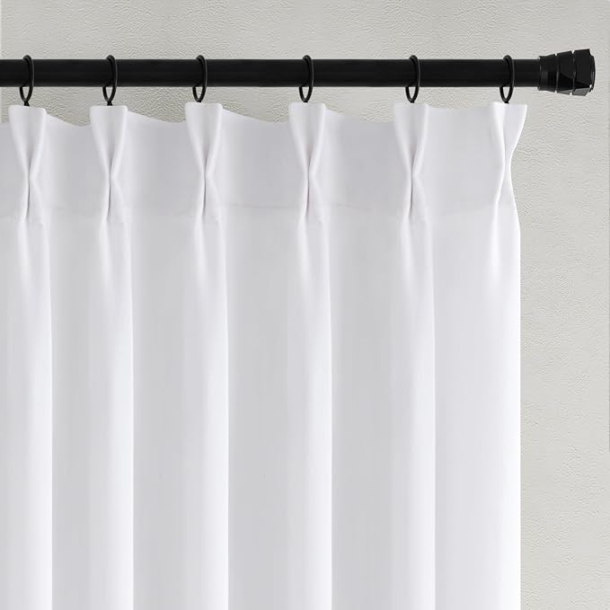 Memory Trained Pinch Pleated Curtains 120 Inches Long, Viral Linen Pinch Pleat - Image 6