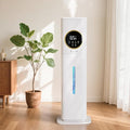 Humidifier Large Room, 2.1Gal/8L Humidifiers for Bedroom Home with Essential Oil Diffuser, Top Fill Whole House Cool Mist Humidifiers for Plants Baby Kids Adults Office, White by Bigcapacitybigpeaceofmind
