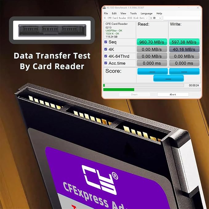 CFexpress Type-A to Type-B Memory Card Kit Case CFE CFA to CFB Adapter - Image 3