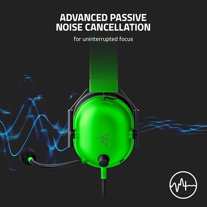 Razer BlackShark V2 X Gaming Headset, 3.5mm Audio Jack, Green - Image 5