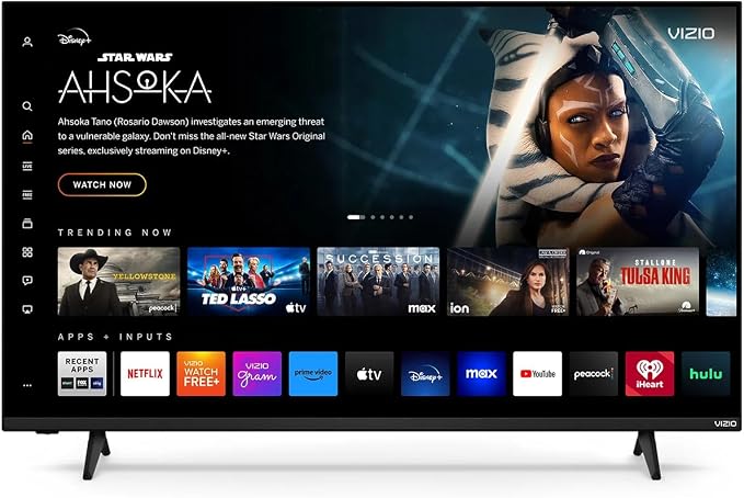 VIZIO V-Series 50 Inch 4K UHD LED Smart TV, Bluetooth Capable, with Dolby Vision HDR HDR10+ HLG, DTS Virtual X, WiFi 6 Dual-Band, HDMI VRR and IQ Active (V4K50C-0809) by VIZIO