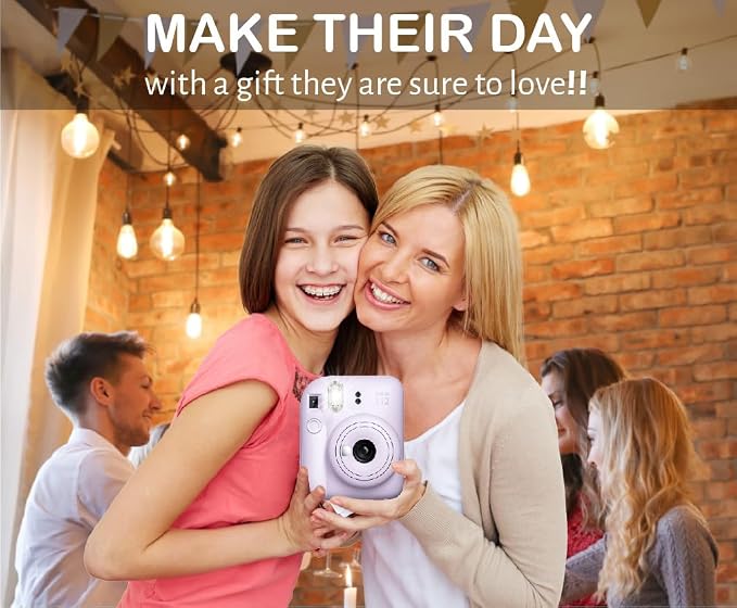 Fujifilm Instax Mini 12 Instant Film Camera Lilac Purple, Fujifilm Instax Mini - Image 7