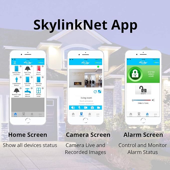SK-200 SkylinkNet Connected Wireless Alarm System, Security & Home Automation - Image 3