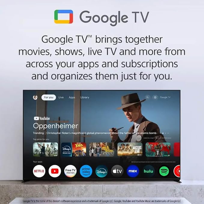 Sony 55-Inch BRAVIA 7 Mini LED QLED 4K UHD Smart Google TV (2024) - Image 6
