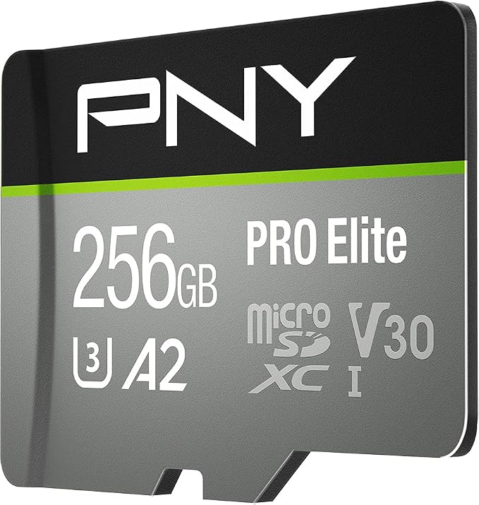 PNY P-SDU256V32100PRO-GE 256GB PRO Elite Class 10 U3 V30 microSDXC Flash Memory - Image 2