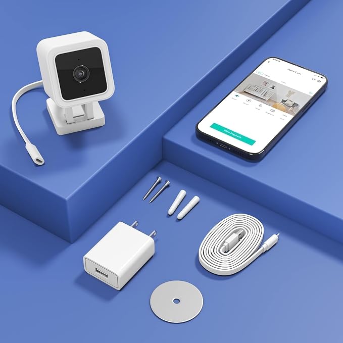 Cam V3 Smart Home Security Camera, Indoor/Outdoor Use, IP65-Rated 1080p Plug-in - Image 8