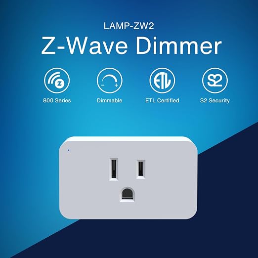 Z-Wave 800 Plug-in Smart Dimmer — Lamp Module - Image 2