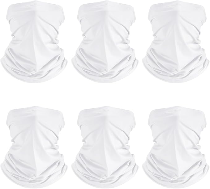 Geyoga 6 Pieces Summer UV Protection Cooling Neck Gaiter Face Clothing Neck by Geyoga
