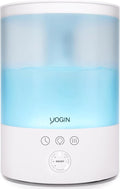 YOGIN Humidifiers for Bedroom Large room,Top fill 2.5L Ultrasonic cool mist Humidifiers for Baby Nursery and Plants,Up to 24 Hours, 24db Quiet,Night Light, Auto Shut Off, Easy Clean Humidifier by Yogin