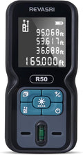 REVASRI Laser Distance Meter, 165 Feet Range, ±1/16inch Accuracy Laser by REVASRI