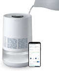 BLUEAIR Premium Smart Humidifier for Large Rooms, Bedrooms, Better Sleep with Evaporative Invisible Mist Tech, Auto Humidify, Easy Top Fill, Smart Control with App, Touchscreen, 3.5L Tank for 48 hours by BlueairInc