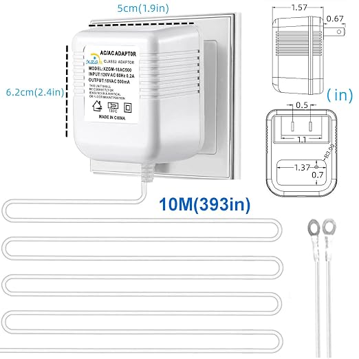 Visual Doorbell Power Adapter 18V 500mA Compatible - Image 6