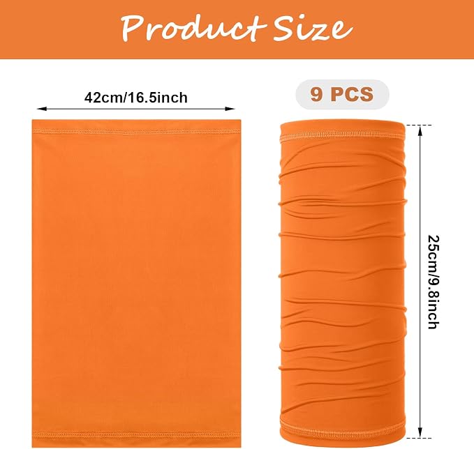 Geyoga 6 Pieces Summer UV Protection Cooling Neck Gaiter Face Clothing Neck - Image 2