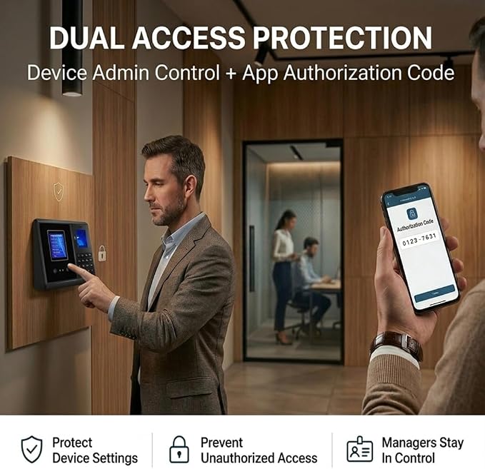 App Control, 5s Fast Connection, Fix Records, Custom Overtime, Lunch & Break - Image 7