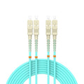 Fiber Patch Cable 10ft/3meters SC/UPC to SC/UPC OM3 10Gb/Gigabit MultiMode by Buacoz