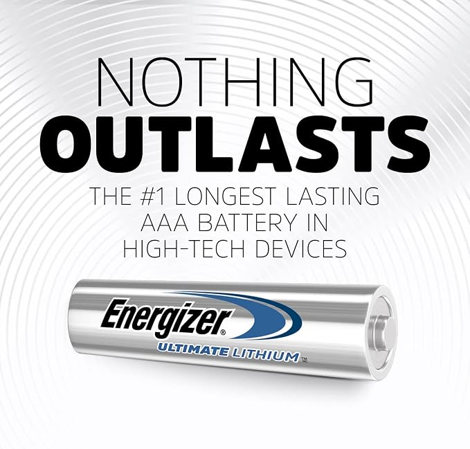 Energizer AAA Batteries, Ultimate Lithium Triple A Battery - Image 2
