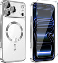 Magnetic Glossy Case for iPhone 17 Pro, iPhone 17Pro Phone Case Slim Clear by Unknown
