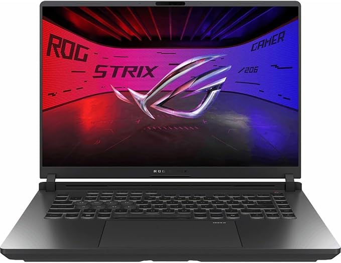 ASUS ROG Strix G16 (2025) Gaming Laptop, 16” ROG Nebula Display 16:10 2.5K 240Hz/3ms, NVIDIA® GeForce RTX™ 5060 Laptop GPU, Intel® Core™ Ultra 9 Processor 275HX, 32GB DDR5, 1TB PCIe SSD, Wi-Fi 7 by Unknown