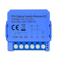 1CH Dry Contact Passive Output Wi-Fi Switch Module, Input DC 24-32V, Tuya app by MHCOZY