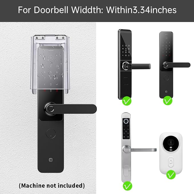 Weatherproof Flip-Cover for Smart Door Locks & Keypads - Image 5