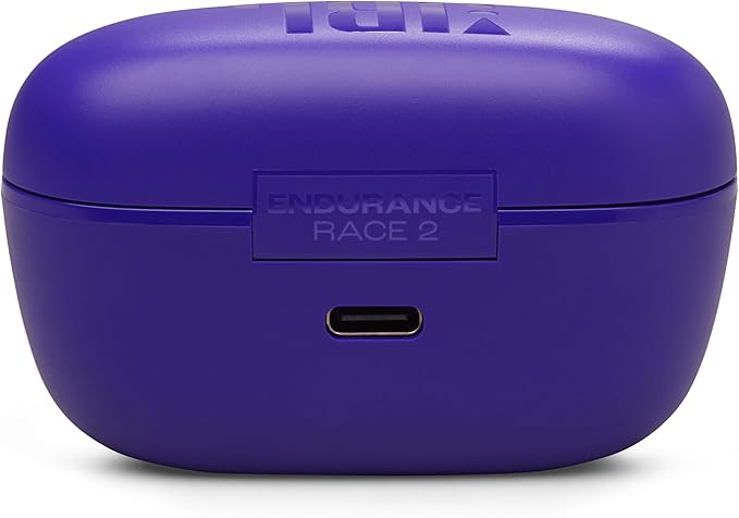 JBL Endurance Race 2 - Waterproof (IP68) sports true wireless earbuds with 4 mics for crisp, clear calls, JBL Pure Bass sound, 48Hrs of Playback, plus speed charging & Active Noise Cancelling (Purple) - Image 6