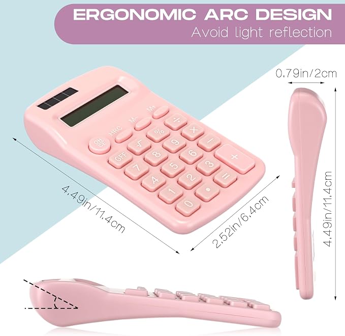 30 Pack Pocket Calculator Small Battery Powered Bulk Mini Size 4 Function Hand - Image 2