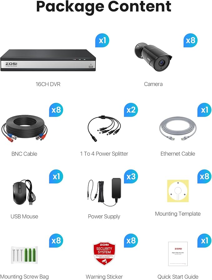 ZOSI 16CH 3K Lite Security Camera System - Image 8