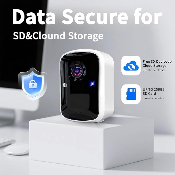 Goalake Wireless Security Camera, 3MP 2K Battery WiFi Camera - Image 6