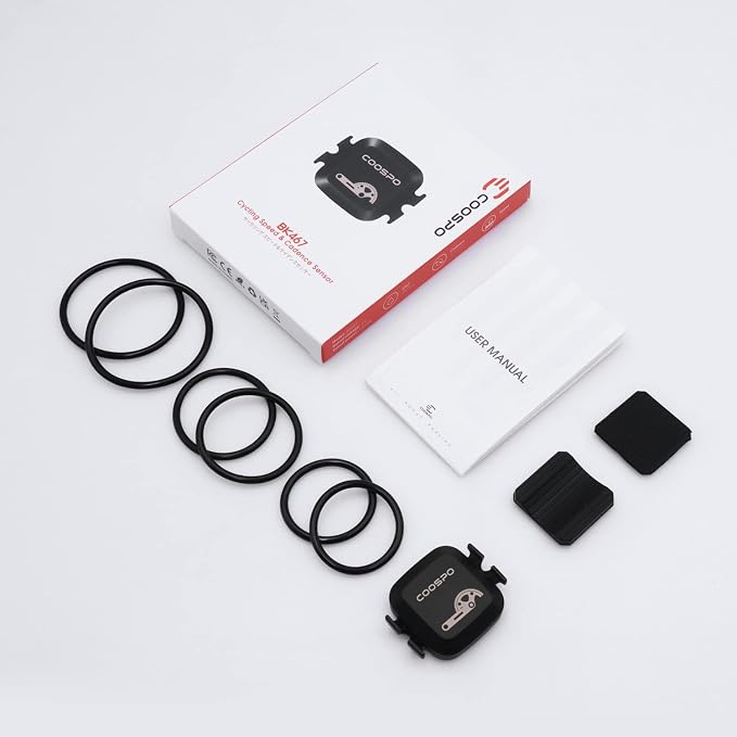 COOSPO Cadence & Speed Sensor for Cycling, Wireless Bluetooth & ANT+ Bike RPM - Image 9